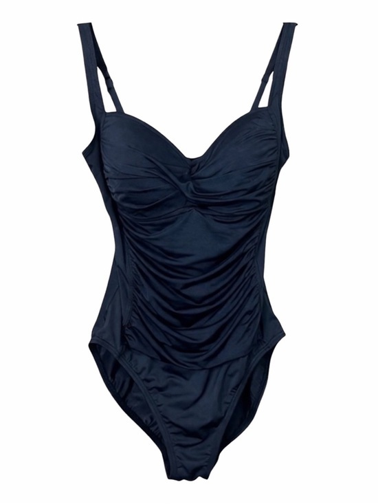 La Blanca By Rod Beattie Black Island Goddess Twist Bra One Piece Swimsuit